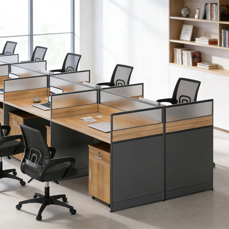 Bureau rectangulaire pour 10 personnes, 43.3'' H X 237.4'' W X 47.24'' D