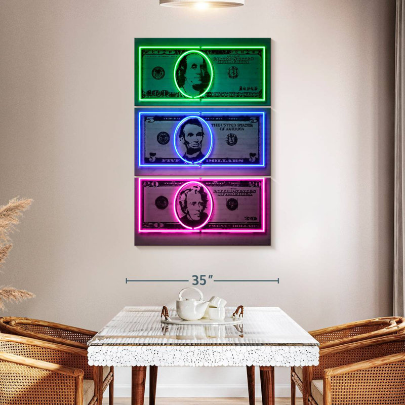 Dollars Kerner, H 50 po x l 32 po
