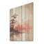 Island Sunrise - Coastal Tropical On Wood Print-991380741