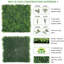 Herbe de buis artificielle 1 pièce de 1,97 po Howell