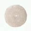 Pouf rond en coton tricoté à la main avec couleur beige-763248195