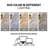 Abstract Block Linen Cream Indoor High-Low Area Rug-1969368595