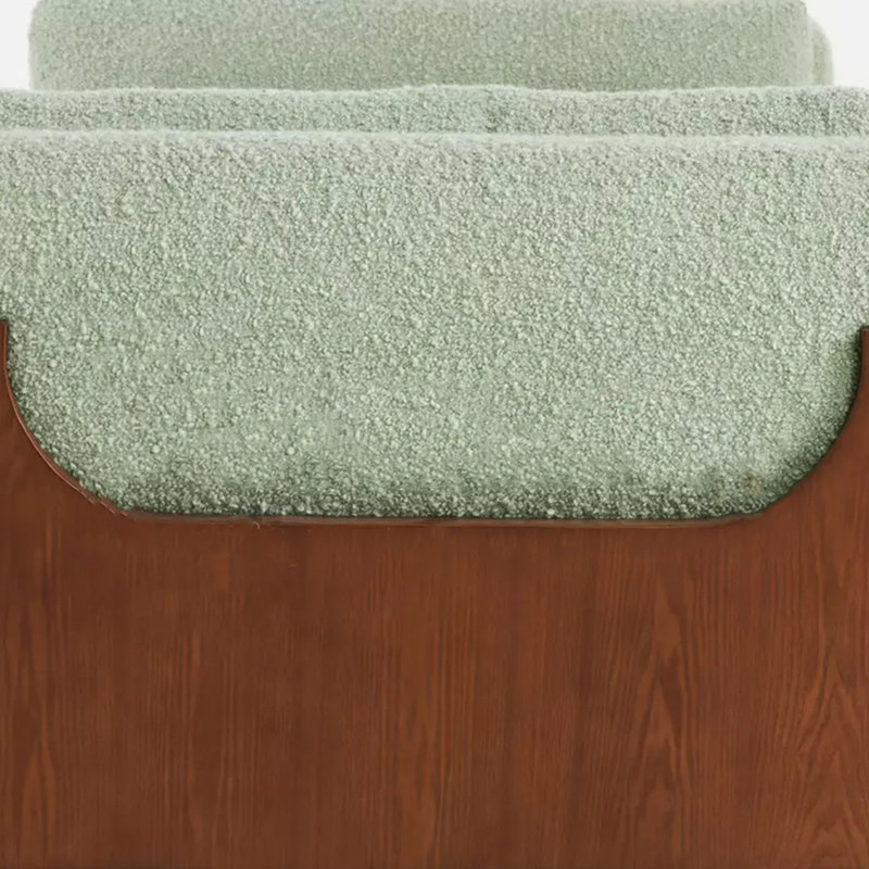 Canapé rembourré doux, H 16,54 po x l 70,87 po x P 21,65 po