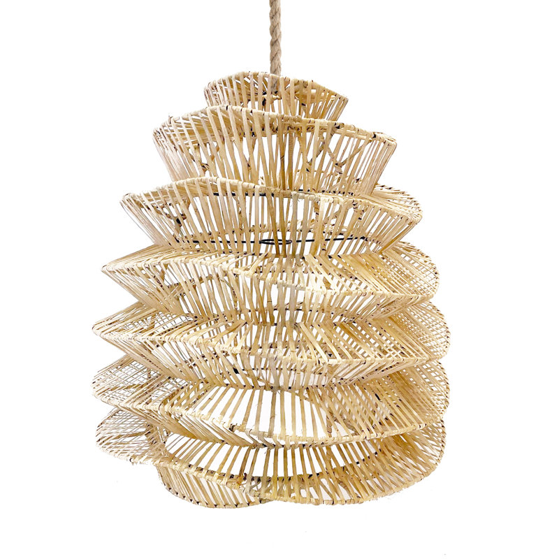 55cm H Rattan Novelty Lamp Shade ( Uno ) in Natural