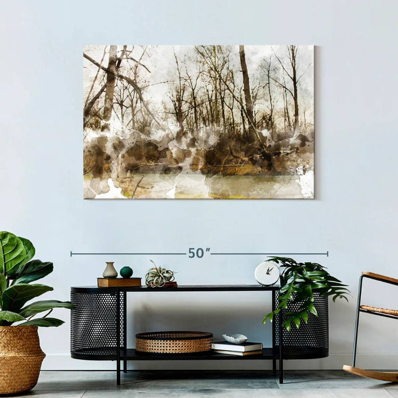 Marshland Landscape, 30" H x 45" W