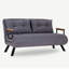 Tarbell 52.4" Wide Tufted Back Convertible Sofa-959309972