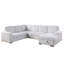 Canapé-lit modulaire en forme de U avec méridienne de rangement, canapé convertible surdimensionné, tissu d'ameublement en velours côtelé, mobilier de salon moderne-1691357212