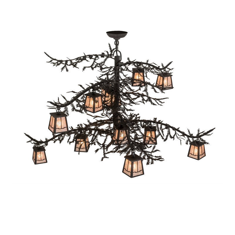 Jerald 12 - Light Dimmable Tiered Chandelier