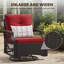 Patio Dining Sets 3 Piece Wicker Swivel Glider Modern Porch Bistro
