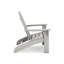 Chaise Adirondack gris foncé en polyéthylène haute densité de qualité supérieure pour l'élégance de la piscine, du patio et du jardin-293204452