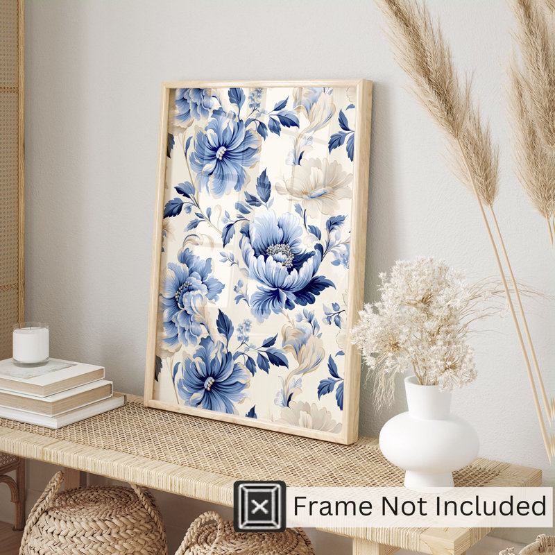 Impression d'art floral sans cadre Floral Luxe Floral Elegance VI Cottage