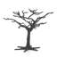 ORNAMENT TREES Matte Black Metal Ornament Tree
