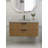 Maxbano 42" Floating Bathroom Vanity with Cement Single Sink