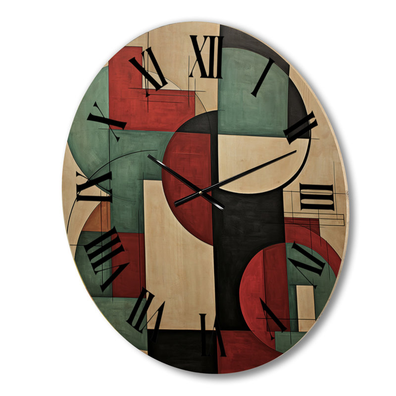 Horloge murale en bois massif Lelie, Petit