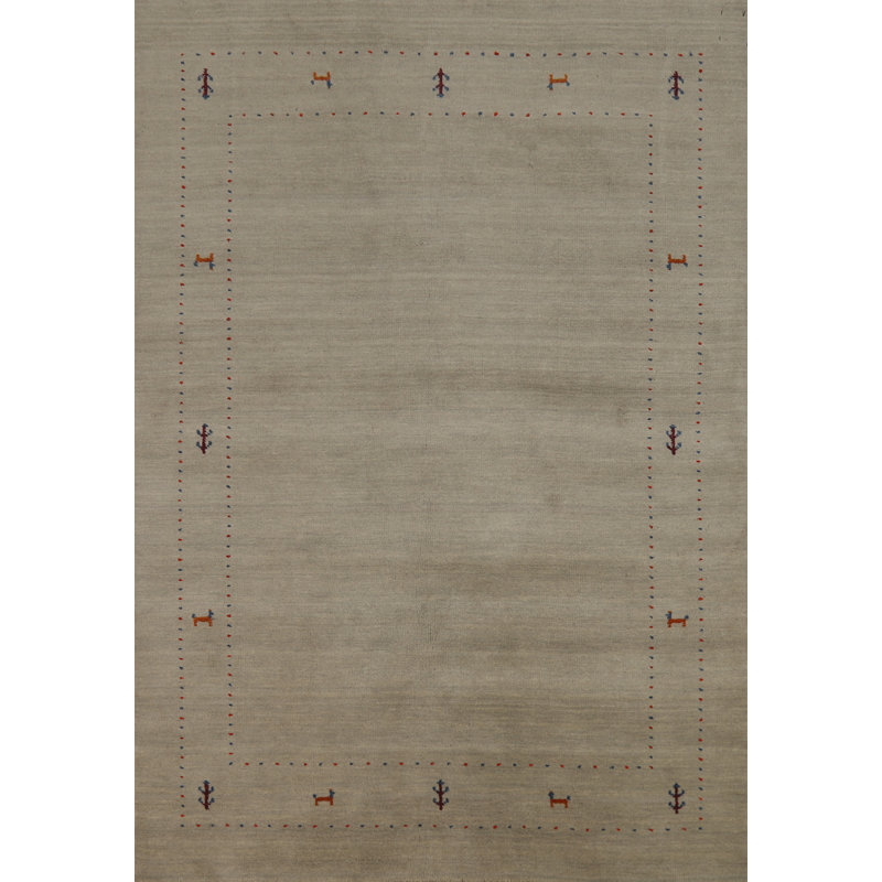 Handmade Tribal Gabbeh Indian Accent Rug