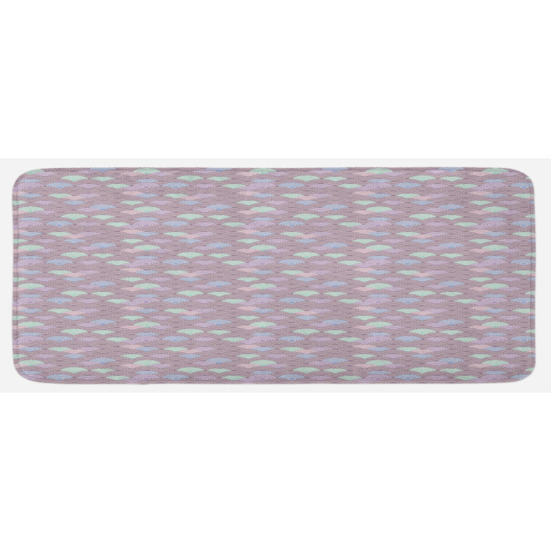 Tapis de cuisine écailles de poisson