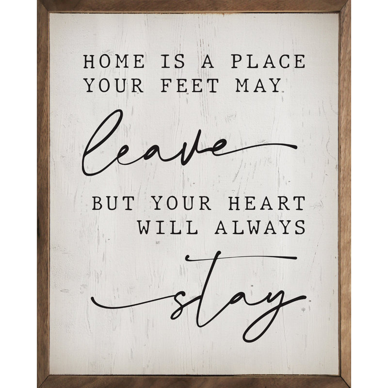 Home Is A Place, H 30 po x l 24 po