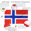  Drapeau de maison 36 po x l 36 po EverStrong Series