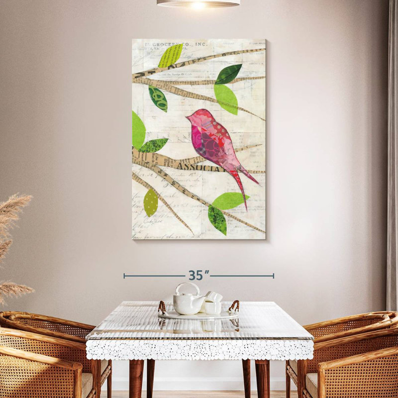 Brampt Birds In Spring IV, 48" H x 32" W