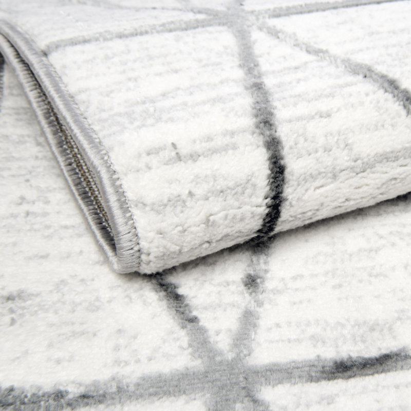 Nuangola Geometric Indoor Rug, Rectangle 8' x 10'