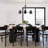 Aneesha 3 - Light Dimmable Geometric Chandelier