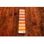 Tapis orange noué à la main unique 13 pi 0 po x 12 pi 11 po One of Kind