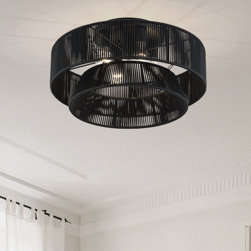 Très grand semi-encastré 4 lumières Florell