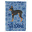 Caniche en polyester à 2 côtés 40 x 28 po standard welcome drapeau maison-957492984
