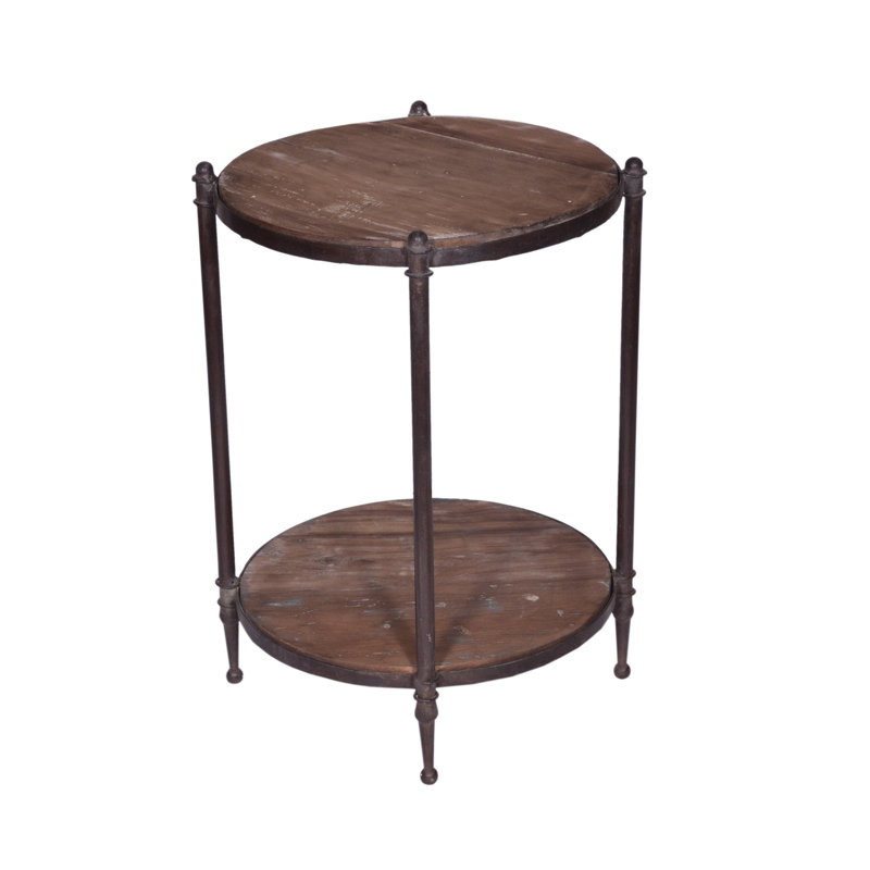 Solid Wood End Table, 18x18x24