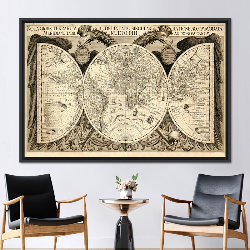 Print on Canvas, 20 cm H x 30 cm W, Black Floater Framed