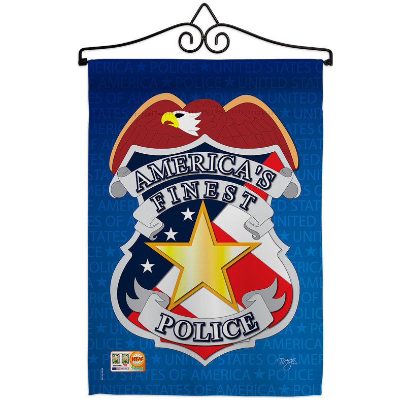 Double Sided 18.5'' H x 13'' W Polyester Flag Set