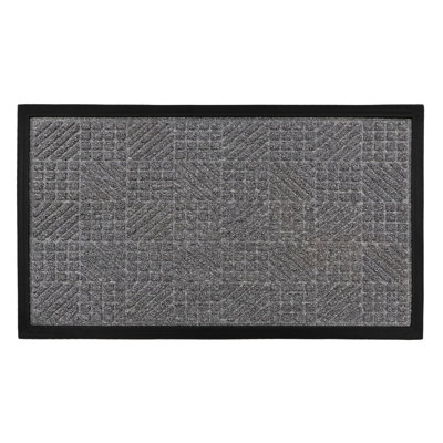 Non-Slip Geometric Indoor Doormat