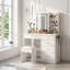 Ensemble de meuble-lavabo 39,4 po de large avec douille et miroir coulissant Aneirin-354869929