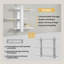 Metal Rectangle Utensil Storage Set