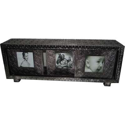 Genoa Purple and Silver Collage Picture Frame