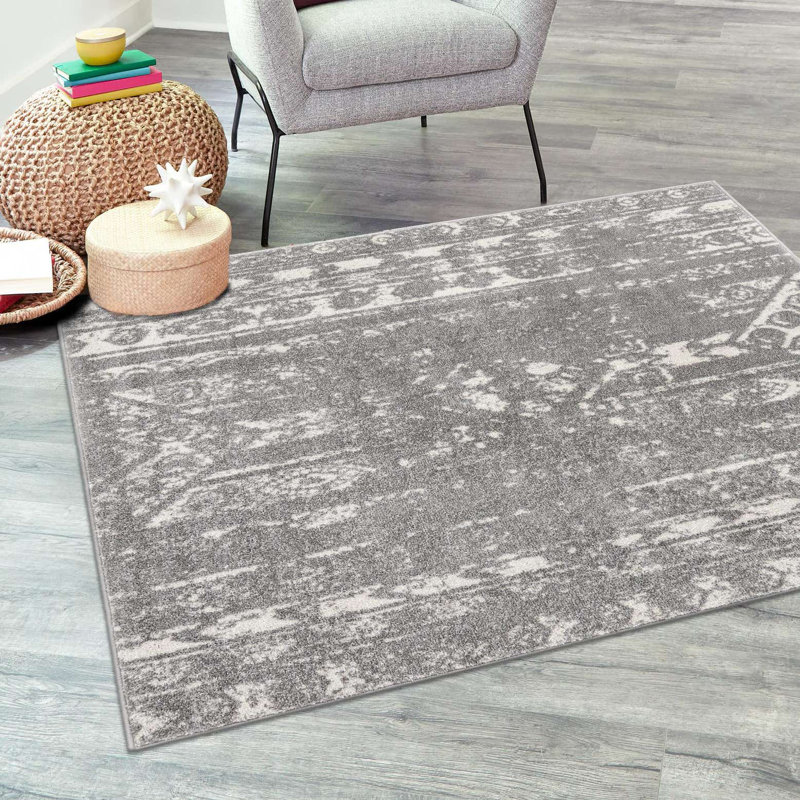 Geometric Indoor Rug, Square 7'