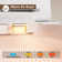 Square Smart Toilet with Built-In Tank,LED Display,Auto Flush,Remote Control,Warm Water&Heated Seat