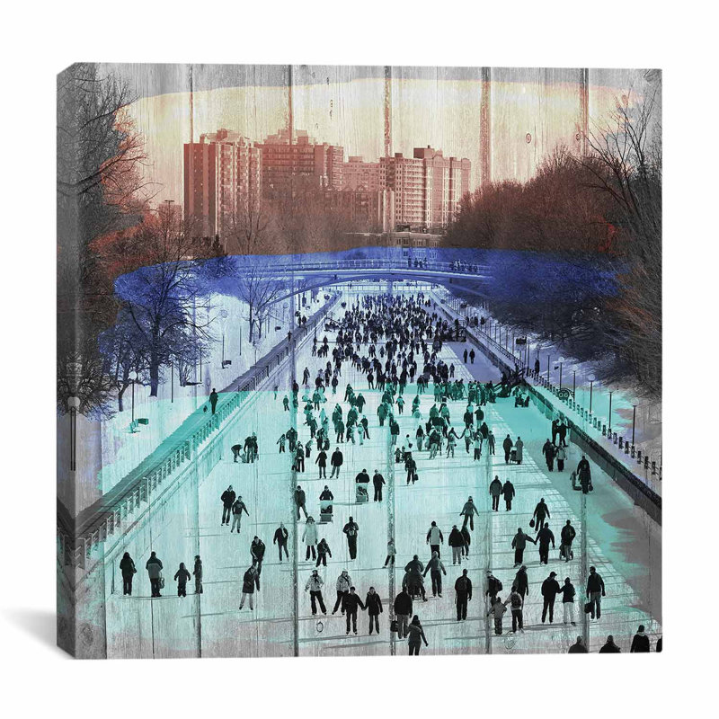 "canada-ottawa centre ville" , reproduction de photo sur toile, H 12 po x l 12 po x P 1,5 po