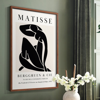 Matisse CDXC Framed Print - Solid Wood