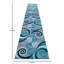 Tapis intérieur à motif abstrait tourbillonnant Aarley-Ray-330410260