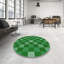 Tapis vert à motif géométrique Eimear-1055284101