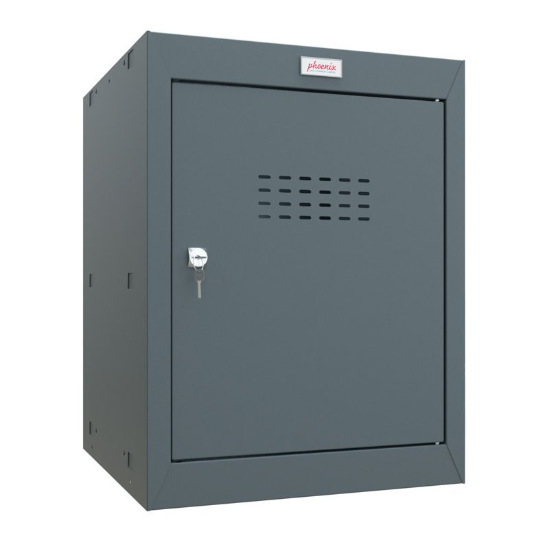 Metal 1 - Tier 40cm with Key, Anthracite Grey