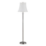 60'' Matte Brushed Nickel Floor Lamp