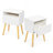 2-Piece Modern Bedside Table