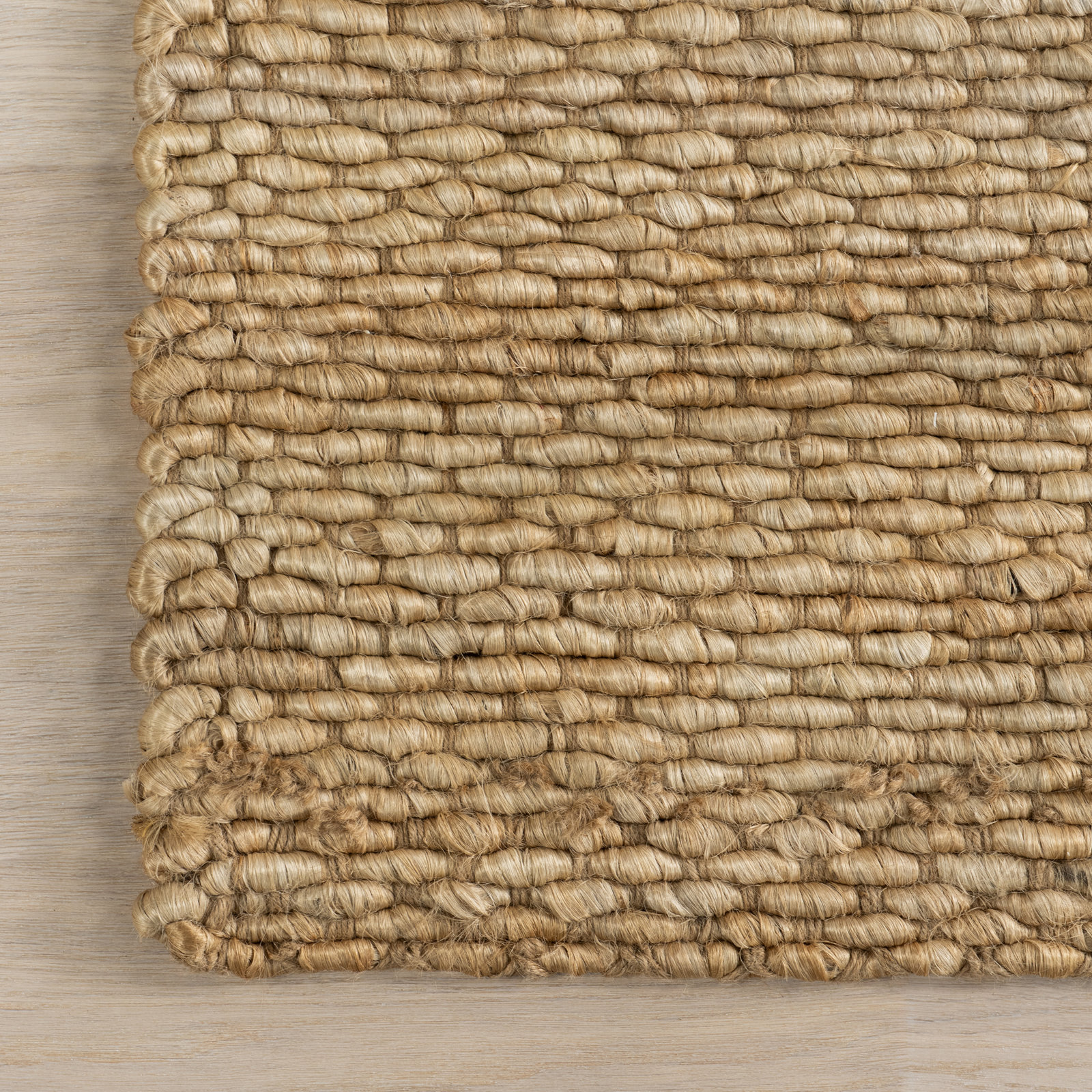 Natural Hand-Woven Jute Rug, Runner 2'6" x 6'