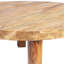 Table basse ronde en teck moderne