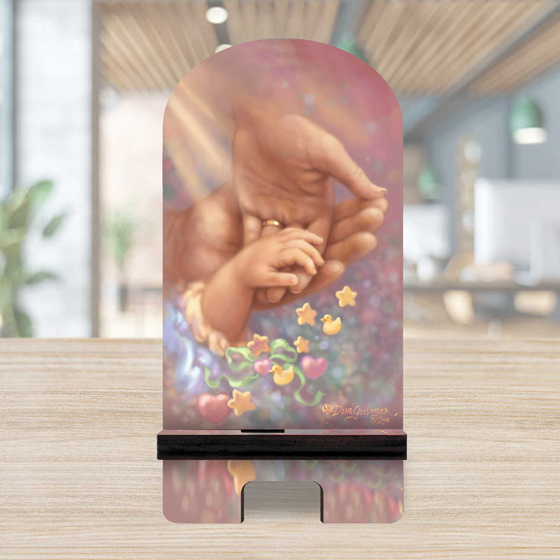 Designocracy Single Screen Desktop Mount, 6" H x 3" W x 3" D