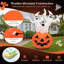 Halloween fantômes avec citrouille gonflable