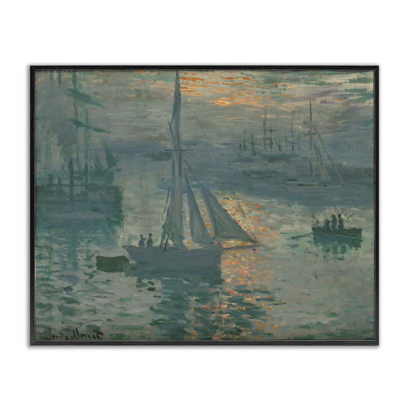 Art classique de Giclée par Mon1000paintings, H 11 po x l 14 po, Giclée encadrée noir minuit