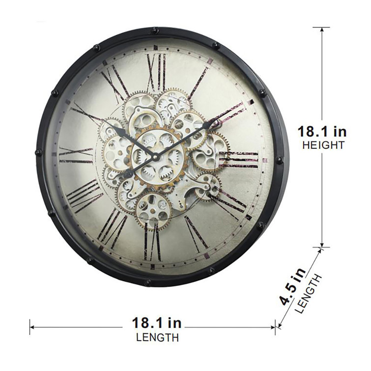 The Gears Clock Wall Clock & Reviews